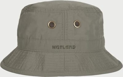 Hatland - Kasai - Vissershoed van gerecycled polyamide - Olijf groen - Maat S - Unisex