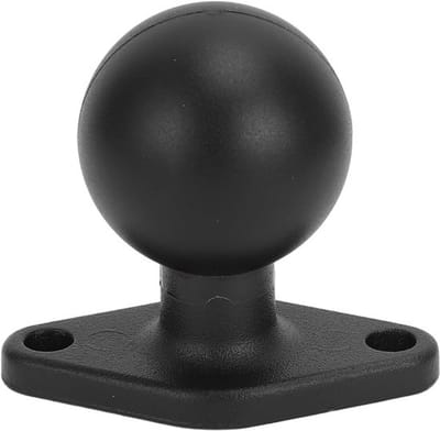 Robuuste 3.8 cm balmontagebasis met aluminium ronde plaat en baladapter voor C Size 1.5 inch bal, ideaal voor montagesystemen en accessoires