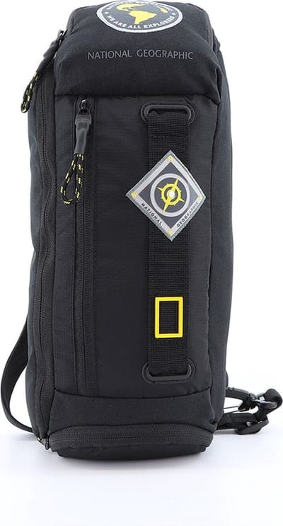 National Geographic Rugzak / Crossbodytas combinatie - New Explorer - N1698D - Zwart - Zwart