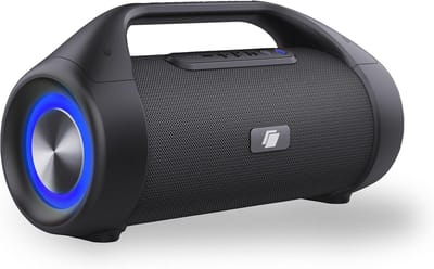 Bluetooth speaker met LED verlichting - Draadloze muziekbox met AUX en USB - 12 uur speeltijd - Splashproof