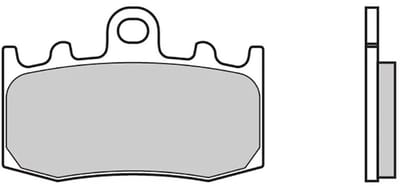 Brembo 07bb26sa Gesinterde Remblokken Transparant
