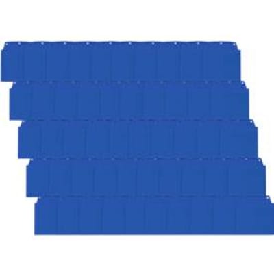 Orgatex insteekhoezen, A6 liggend, blauw, 50 st.