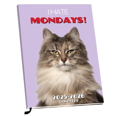 I Hate Mondays agenda 2025-2026 - 18 maanden - Agenda - 8720634932721