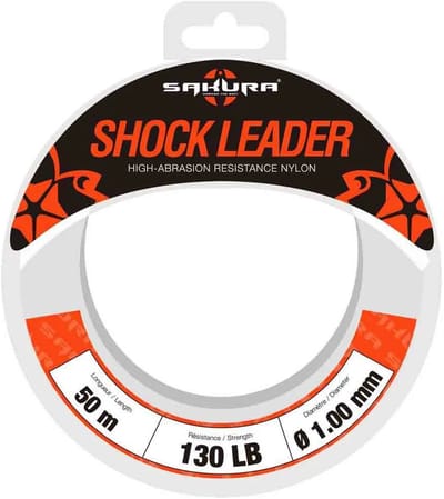 Sakura Shock Leader Monofilament 50 M Wit 0.800 mm