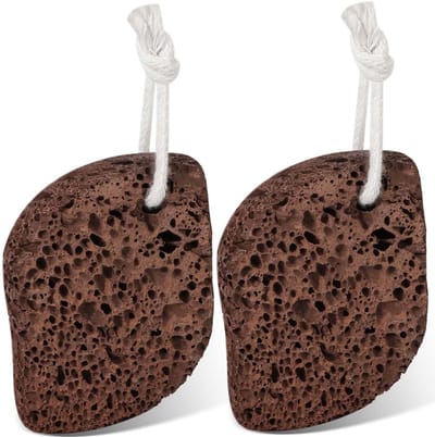 NTHProducts - Pumice Stones - Natuurlijke Lava Steen - Ideaal voor Voeten en Handen - Bruin - Callus Remover - Dode Huid Verwijderen - Geschikt voor Th...