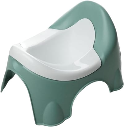 Kinderpotje - Zindelijkheidstraining pot - Baby zindelijk maken - Afneembare binnenbak - Compact en licht - Saliegroen