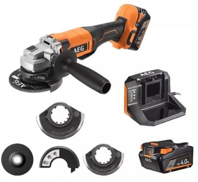 AEG Powertools BEWS18-125X accu Haakse slijpmachine | Haakse slijptol 18V 4,0Ah Li-Ion