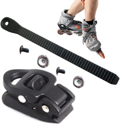 Schaatsbanden Gespen - Vervangende Riemen - Schaatsen Bevestigen - Verstelbare Lengte - 210 mm - Zwart