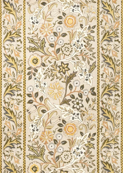 Morris & Co Wilhelmina Linen Mustard 127401 - 140 x 200 cm