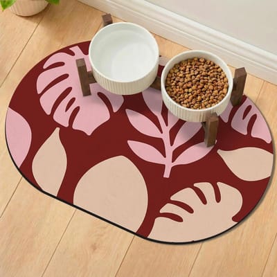 Omgoods - Antislip Hondenvoer Mat van 61 x 40.5 cm