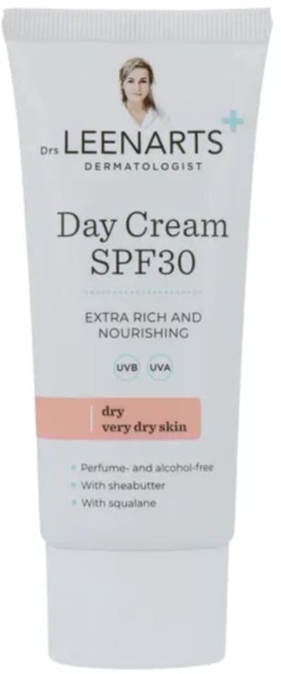 Drs Leenarts Dagcrème SPF30 – 50 ml – Voor zeer droge huid – Parfum‑ & alcoholvrij