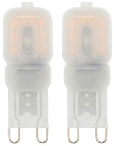 VITO LED Capsule Steeklamp G9 - 3W (vervangt 30W) - 300lm - 6400K - 220-240V - Dimbaar - Ø16mm - Energiezuinig - 2 stuks