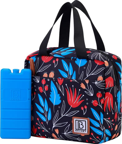 Brisby koeltas – lunchtas – 4 liter – 4 laags isolatie – Night Flower