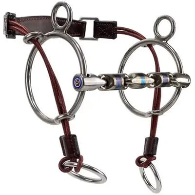 Combiné bit voor paard Trust Sweet Iron Curbgag Waterford 16