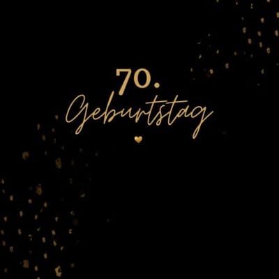 70. Geburtstag- Gästebuch Blanko - Julia S. Klein