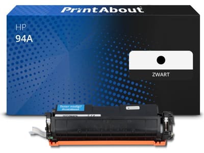 PrintAbout huismerk Toner 94A (CF294A) Zwart Geschikt voor HP
