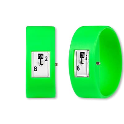 TOO LATE - siliconen horloges - Analog - ACD Green - Polsmaat M