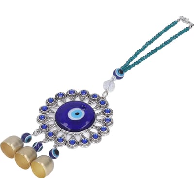 Boze Oog Muurhanger Turkse Blauwe Boze Oog Hanger Muur Decoratie Amulet voor Auto Kantoor Muurhanger blue