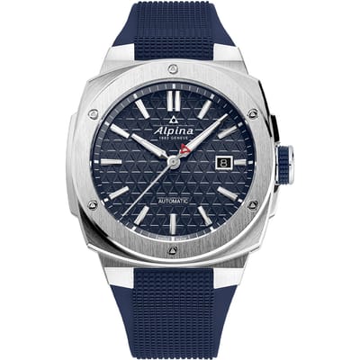 Alpina Alpiner Extreme AL-525N4AE6 Horloge - Rubber - Blauw - Ø 41 mm