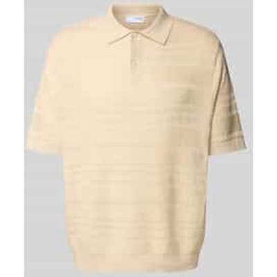 Relaxed fit poloshirt van puur katoen, model 'FOAM'