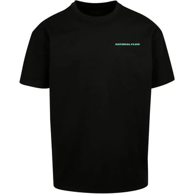 Merchcode - Natural Flow Heren Tshirt - M - Zwart