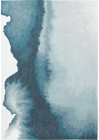 Wasbaar Binnen & Buiten Vloerkleed - 80 x 150 cm - Louis De Poortere Lagoon Inkjet - Laagpolig Tapijt - Gerecycled PET - Made in Belgium - Circulair