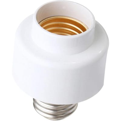 Tuya Smart Slampher WiFi Smart Light Bulb Holder E27 Draadloze Lamphouder Real Timer voor Smart wit