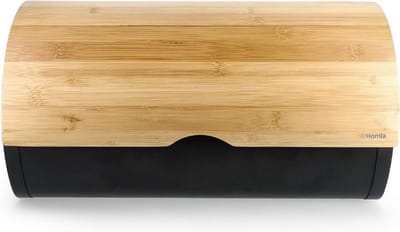 Homla RAKEL Brooddoos zwart 38x25x21 cm