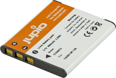 Jupio NP-120 for Casio 600 mAh - Accu voor digitale camera