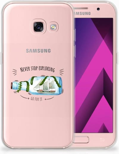 Samsung Galaxy A3 2017 Telefoonhoesje met Naam Boho Bottle