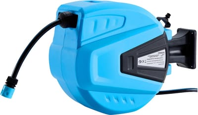 AREBOS Tuinslanghaspel - Tuinslang - Waterslangslang met Snelkoppeling - 30 m - Blauw