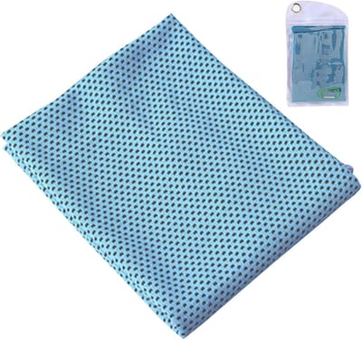 Verkoelende handdoek - Sport bandana - Sport en outdoor - Sneldrogend en absorberend - 30 x 100 cm - Lichtblauw