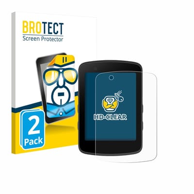 BROTECT - Screenprotector voor Bryton Rider 550 - Folie Beschermfolie transparant 2 Stuks