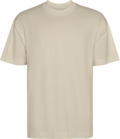 2 Pack Zand oversized unisex t-shirt katoen 270 gram Model Chow merk Roly maat L