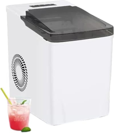 IJsblokjesmachine - IJsmaker Mini - Drankjes Koelen - Snelle Productie - 320x232x324mm - Zilver
