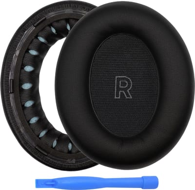 MMOBIEL Vervangende Oorkussens Geschikt voor Bose QuietComfort Ultra Wireless Noise Cancelling Hoofdtelefoons – Memory Foam en Protein PU Koptelefoon Oorkussens - Noise Isolation Earpads – Zwart