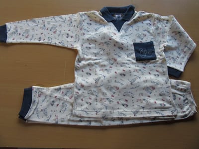 Petit Bateau - Pyjama - Jongens - Kraagje - Lange mouw - 6 jaar 114