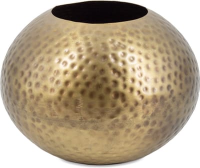 HomeBound by KY | Vaas hammered goud | vaas | 25x35x35cm