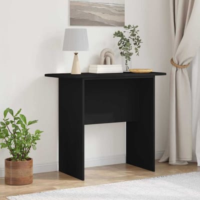 vidaXL - Wandtafel - Zwart - 93 - x - 40 - x - 75 - cm - Bewerkt - hout