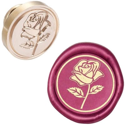 Allecto - Roze Waszegel Stempel - Verwijderbare Verzegeling