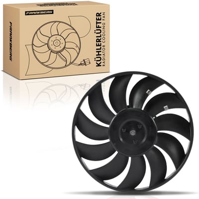 Frankberg 1x Motorradiator enkele ventilator