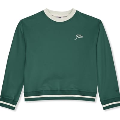 FILA Marlia Relaxed Graphic Crewneck Sweatshirt Posy Green Taglia: 134/140 | Abbigliamento Sportivo Outlet | kids | Verde