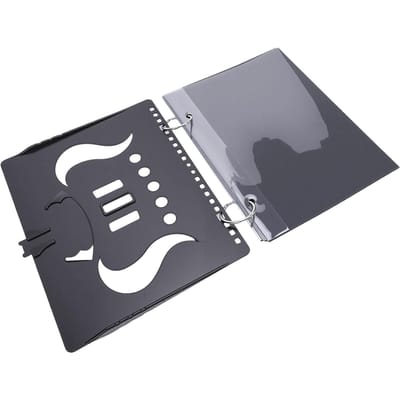 Dossier à rabat 5 Fenêtres transparentes Universel Portable Support de partition pour fanfare