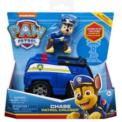 Spinmaster PAW Patrol Voertuig met pup Chase Speelfiguren & personages