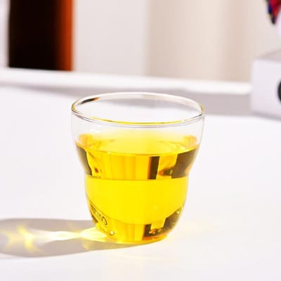 Bouilloire à eau froide mignonne bonhomme de neige grande capacité usage domestique théière en verre transparent multicolore bouilloire à eau froide en verre borosilicaté élevé yellow