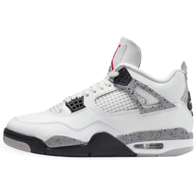 Nike Air Jordan 4 Retro - Sneakers - Unisex - Wit Cement