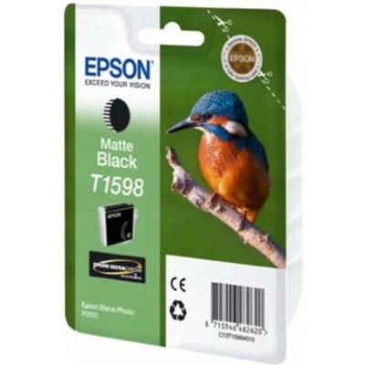 Epson T1598 inktcartridge mat zwart (origineel)