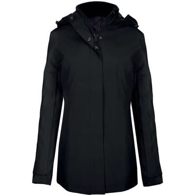 Kariban Damesparka K6108 - Black - S