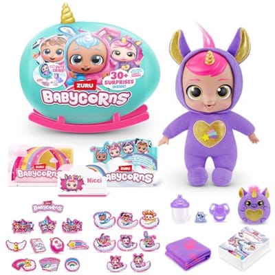Nurturing Pluche Babypop speelgoed - Eenhoorn (35cm) voor Baby’s