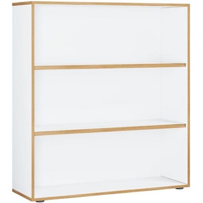 Houten Büro Standplank boekenkast Ordnerplank Boekenkastplank Salia 3-voudig B.100 cm